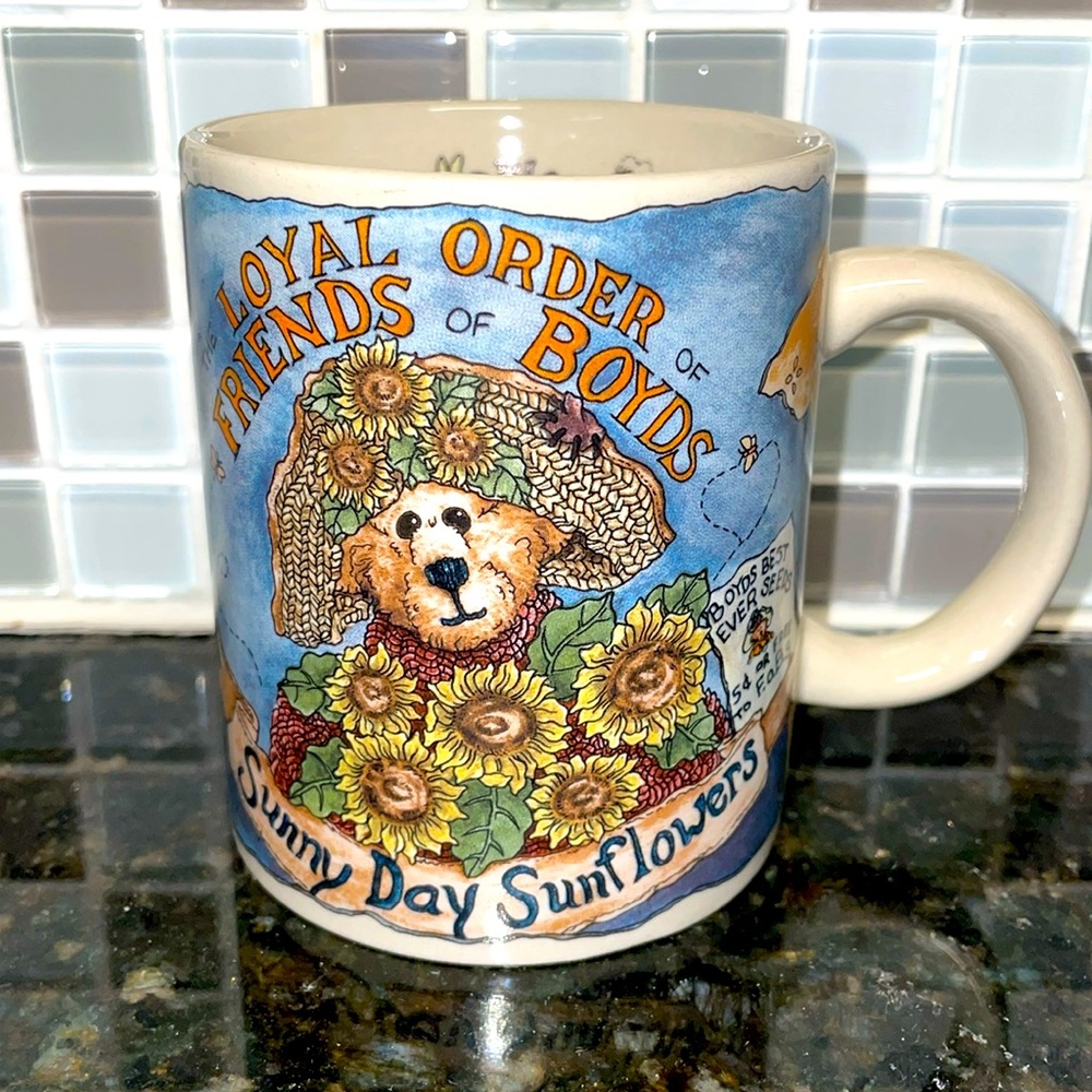 Vtg 1998 Boyds Bear Mug